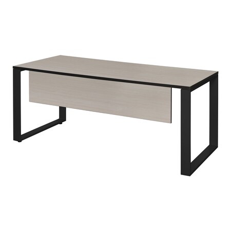 Regency Tables > Training Tables > Structure Rectangular Tables, 60 W, 30 L, 29 H, Wood|Metal Top, Maple STTM6030PLBK